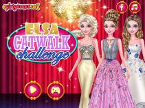 Elsa na wybiegu modowym