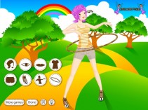 Hula hop na łonie natury