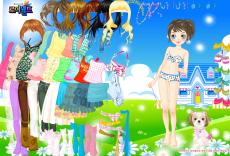 Spacer z czworonogiem