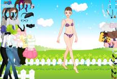 Dziewczyna na spacerze