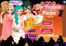 Trzy modelki na pokazie