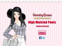 Spodnie z wysokim stanem