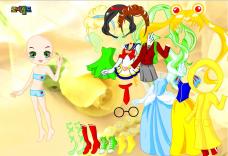 Dress fabulous character