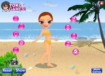 Pływaczka na wakacjach