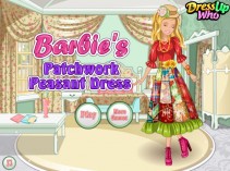 Sukienka barbie - robótki ręczne