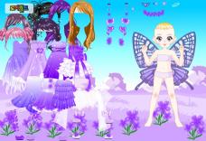 Dress up violet girls